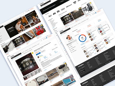 Mrktplce - a UX/UI Design Concept clean ui ecommerce marketplace ui ui design ux ux design web website website design