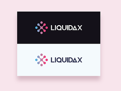 LiquidaX - Logo Design branding crypto design logo vector