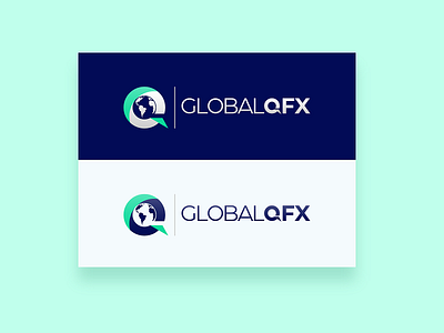 GlobalQFX - Logo Design branding design fintech logo payments q logo vector