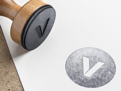 logo stamp mockup