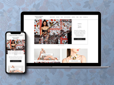 Shivan & Narresh I Luxury Fashion Website Redesign design fashion luxury minimal product design redesign responsive website ui ux