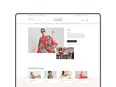 Luxury Fashion Website Concept design fashion lifestyle luxury minimal product design ui ui design ux uxdesign website