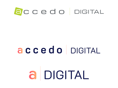 Proposed Logo Redesign - Accedo Digital