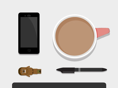 SOME LIFE NECESSITIES chewbaca coffee illustrations iphone necesities pen