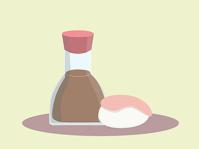 Pairings (pt 1) design flat food illustration illustrations inspired mushu soy sauce