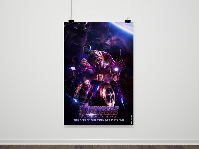 Avengers Endgame Poster avengers design goa illustration india manipulation motiphors movie movieposter poster posterdesign