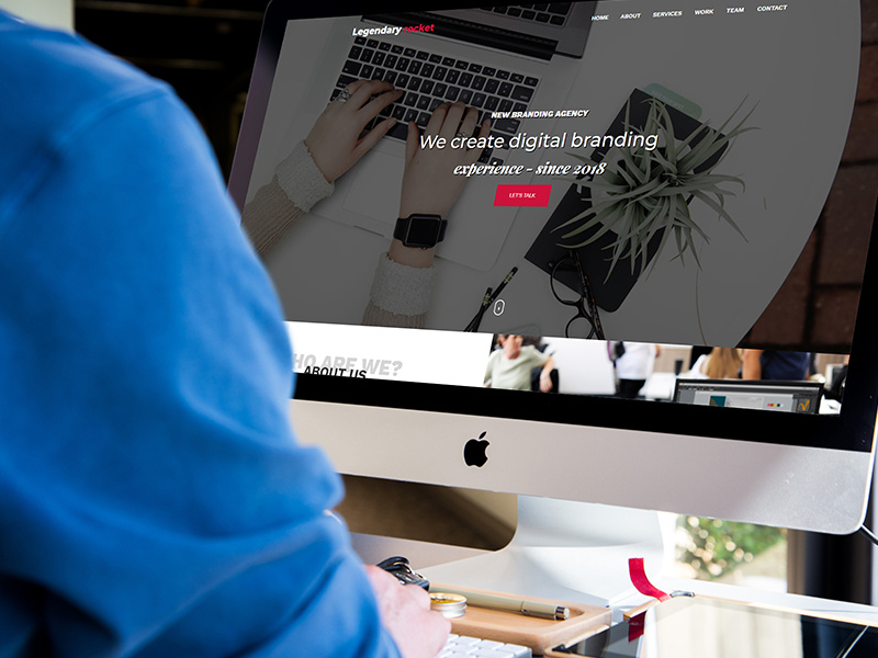 Legendary Rocket - Landing page bootstrap one page landing page code design web ux ui bussines popular creative