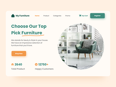 My Furniture architecture chairs decoration design estate furniture home ikea interior landing page living room real ui ux web website