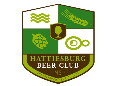 Hattiesburg Beer Club revised beer hattiesburg identity lauren smith logo