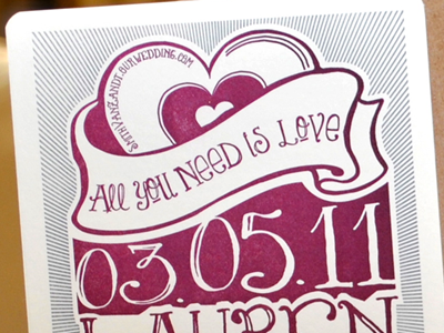 letterpress save the date ale paul lady rene lauren smith letterpress stationery sudtipos typography wedding