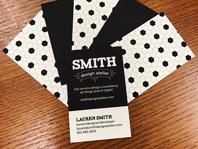 SMITH design atelier business cards business cards lauren smith pattern