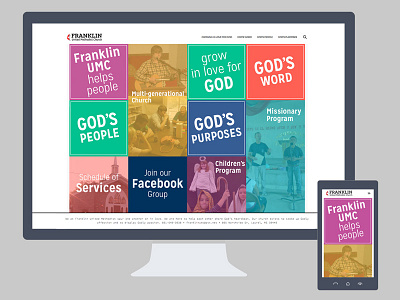 Franklin UMC lauren smith responsive web design ux web wordpress