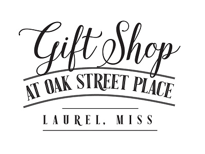 Gift Shop at Oak Street Place downtown gift shop laurel lauren smith logo mississippi