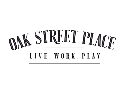 Oak Street Place Logo Revamp branding identity laurel lauren smith logo mississippi