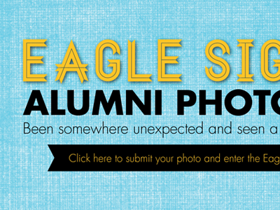 alumni photo contest web banner higher ed lauren smith lost type university web banner