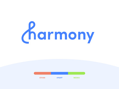 Logo - Harmony CMS branding color chart design identity logo