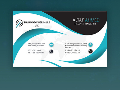 Visiting Card design illustration