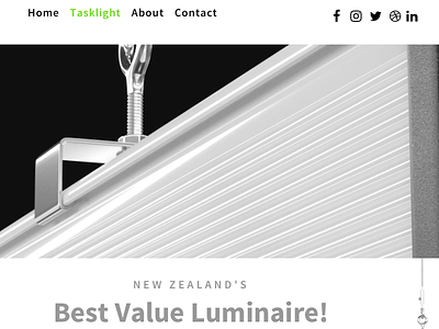 Website Sneak Peek branding design eco technology led light lighting typography