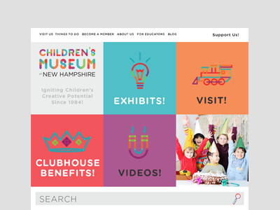 Children's Museum Web Concept (Rejected!)