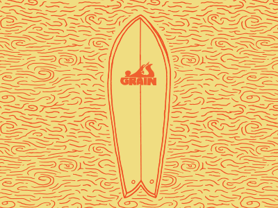 Grain Surf Re-Evolution Poster design grain poster screen print surf surfboards