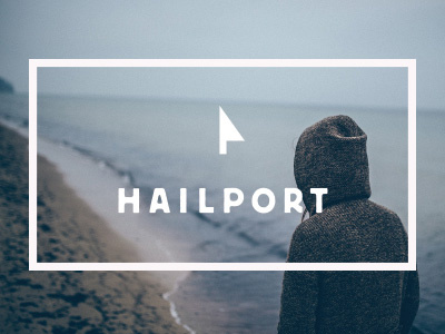 Hailport Concept flag hailport logo minimal simple