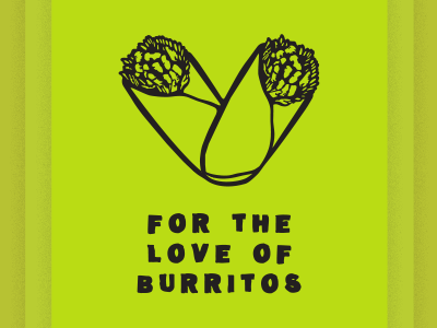 Burrito Love branding burrito heart illustration love mexican sticker vector