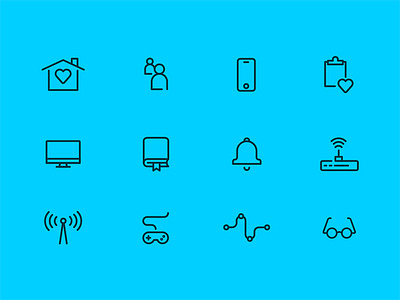 Smarthome Security Icons