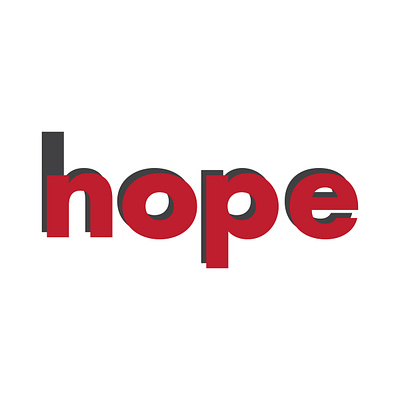 Hope Nope 01 design flat futura graphic graphicdesign grid icon illustrator logo minimal type typography vector