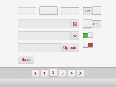 Ui Elements button clean dropdown form pagination select toggle ui upload