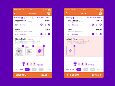 Simple Attach File UI for App by Narayan Chaudhary on Dribbble