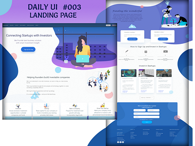 Daily UI  003   LANDING PAGE