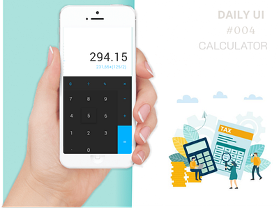 Daily UI  004   CALCULATOR