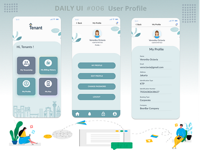 Daily UI #006 User Profile daily daily 100 challenge daily ui daily006 dailychallenge dailyui design ui user profile