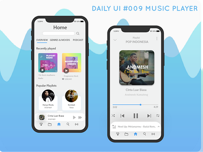 Daily UI Challenge #009 Music Player
