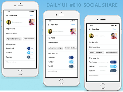 Daily UI  010   Social Share