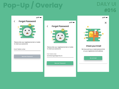 Daily UI #016 Pop-Up/Overlay