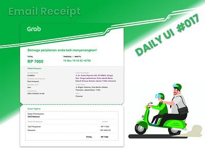 Daily UI  017 Email Receipt