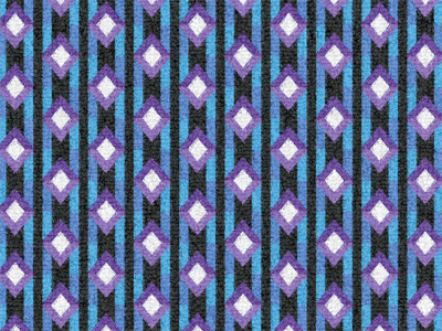 Tube Fabric Pattern Initials