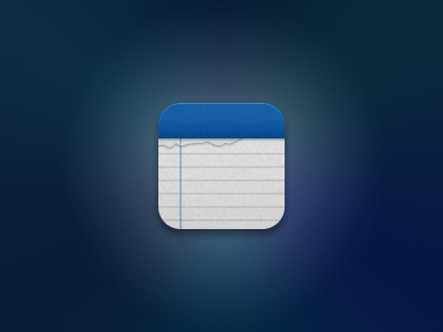 Simplenote iOS Icon 114px note pad paper simplenote