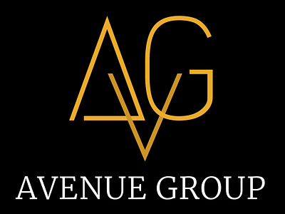 Avenue Group Logo branding clean concept design flatdesign graphicdesign hotel learningphase logo logodesign