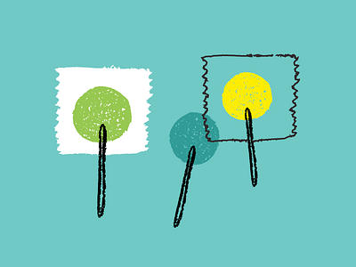 Day 3: Lollipops candy crayon illustration lollipop texture vector