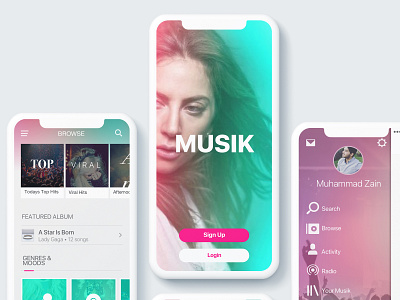 Music App UI