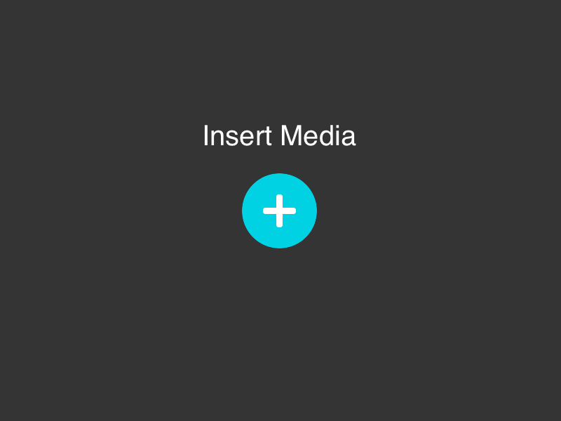 Insert Media add app button clean design illustration interface minimal mobile pop up ui ui designer ux ux designer web