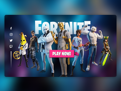 EpicGames Redesign Concept | Fortnite -01