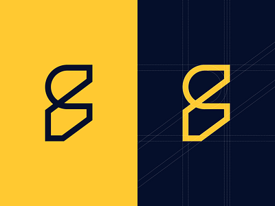 CF Symbol + Grid architecture brand brand design brand identity brand identity design cf cf brand cf logo civil engineering construction design grid logotype yellow logo