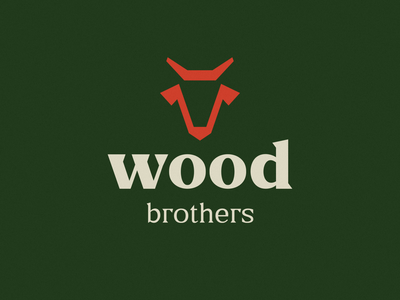 Wood Brothers - Visual Identity brand brand design branding clean design color color palette logo logotype typography visual identity wood wordmark