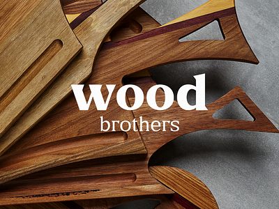 Logotype - Wood Brothers brand brand design branding design graphic design logo logotype photo photography visual identity wood wooden table