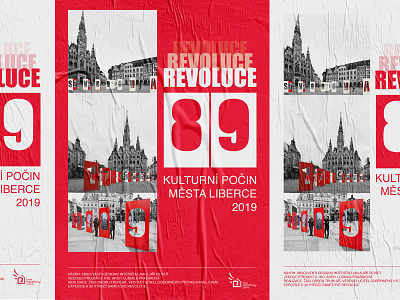revolution 89 exhibition liberec photo poster revolution typography