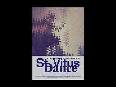 St. Vitus Dance dance illustration poster typography