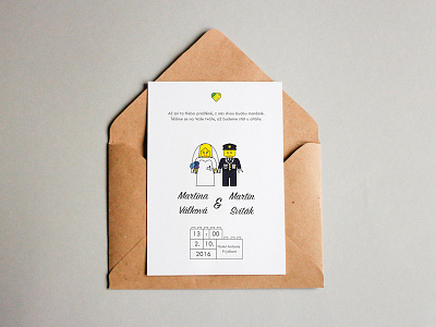 Lego Themed Wedding Invitation invitation lego wedding